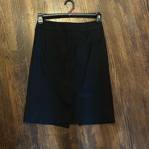 Black pencil skirt